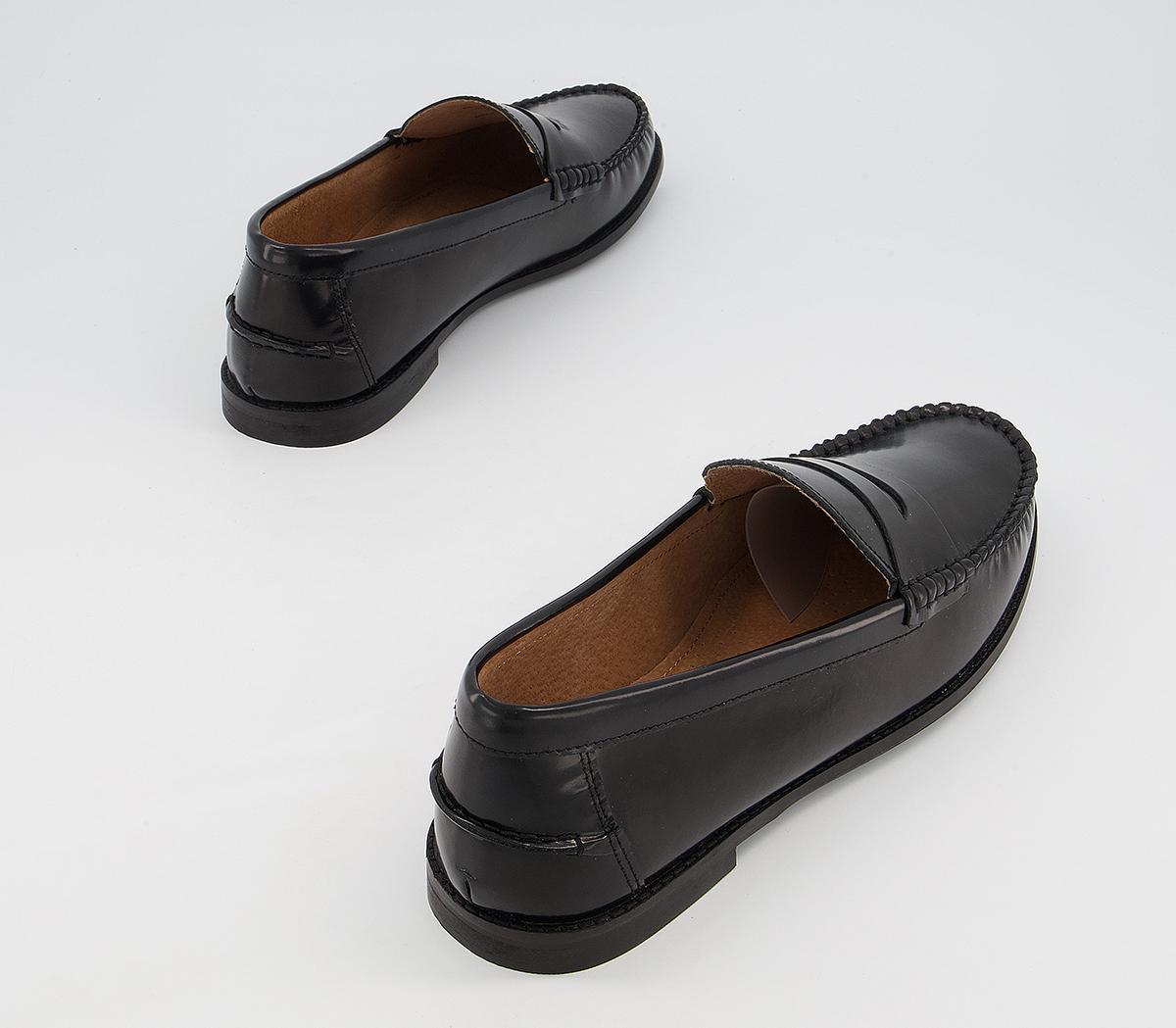Office Marvin Penny Loafers Office Marvin Penny Loafers Black High Shine Leather