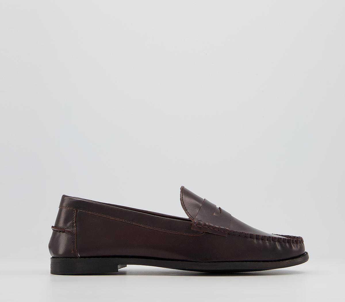 OfficeMarvin Penny LoafersBurgundy High Shine Leather