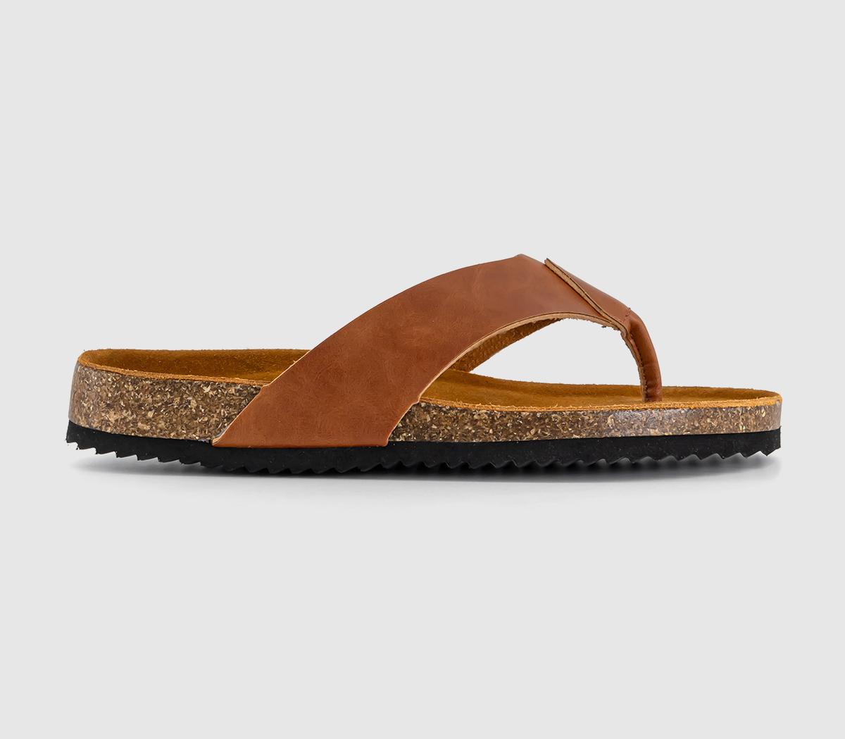 Office best sale tan sandals