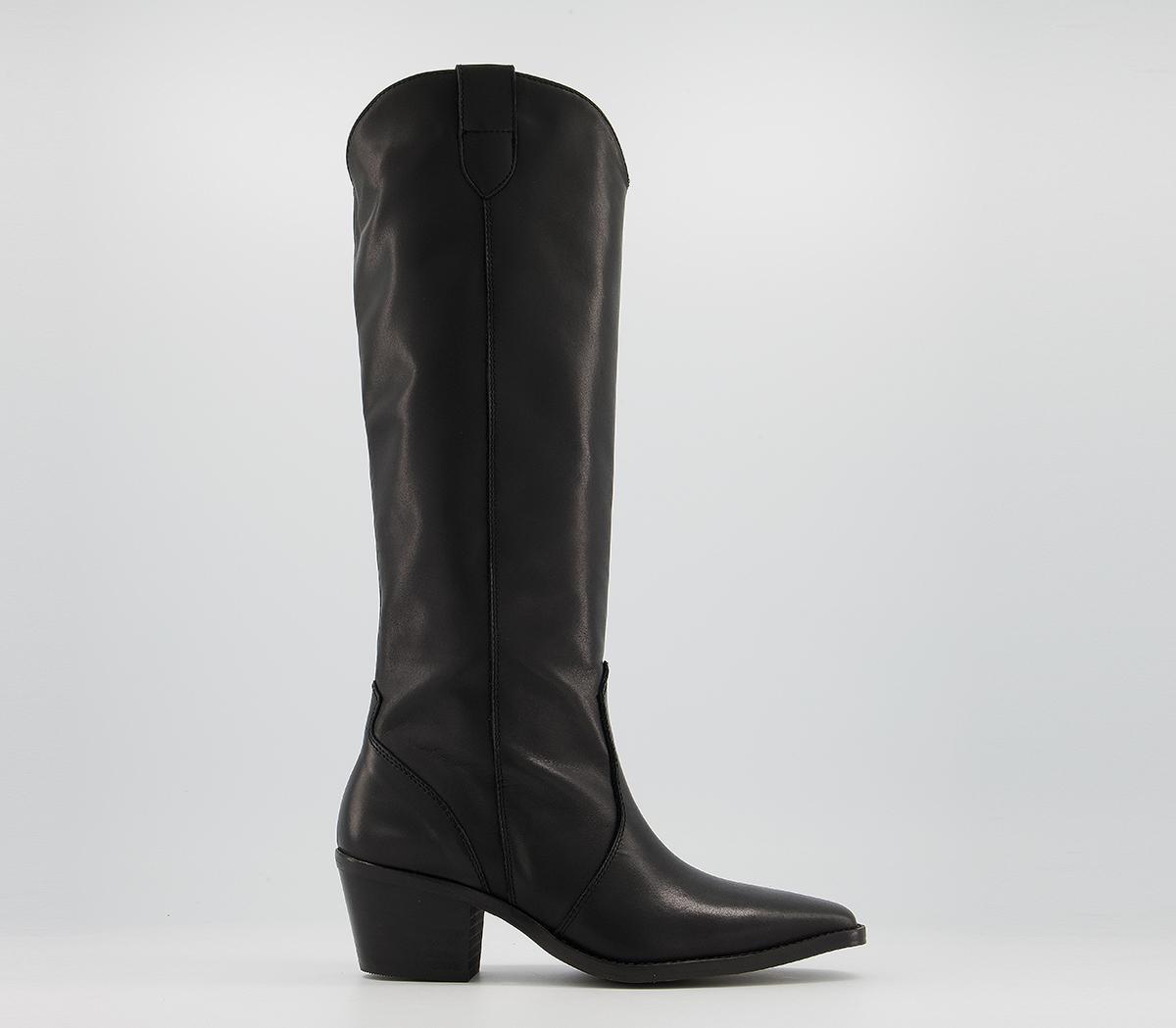 Black western best sale riding boots