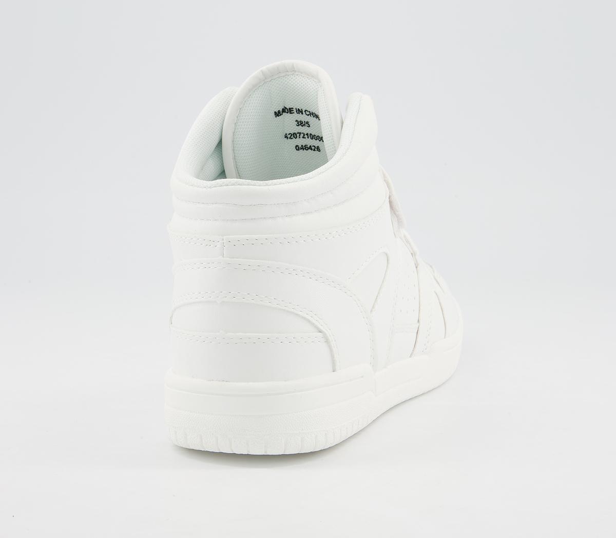 OFFICEFighting High Top Lace Up TrainersWhite