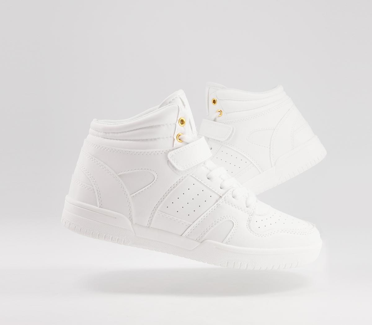 OFFICEFighting High Top Lace Up TrainersWhite