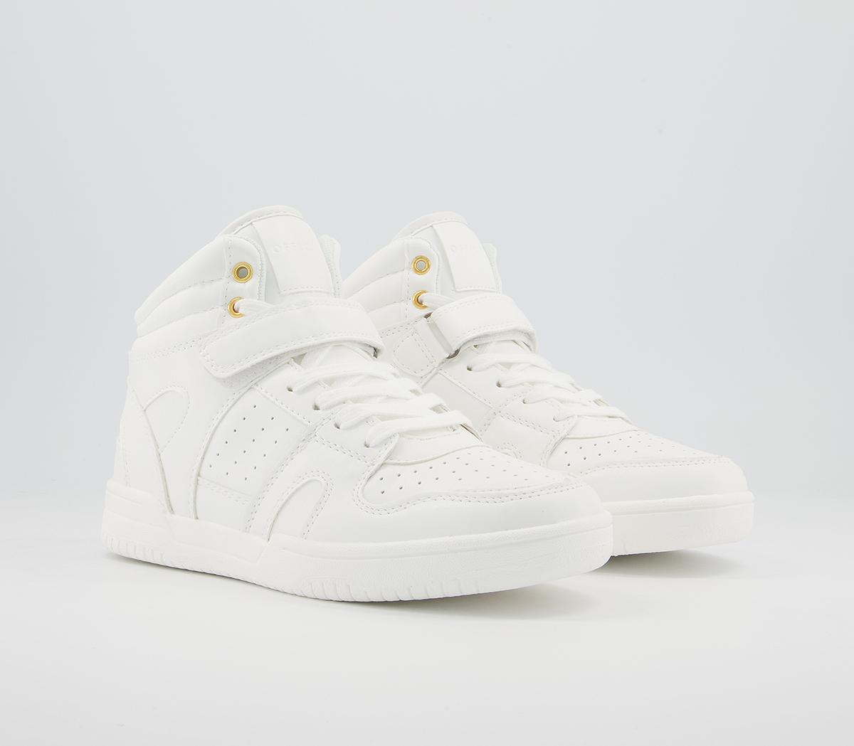 OFFICEFighting High Top Lace Up TrainersWhite