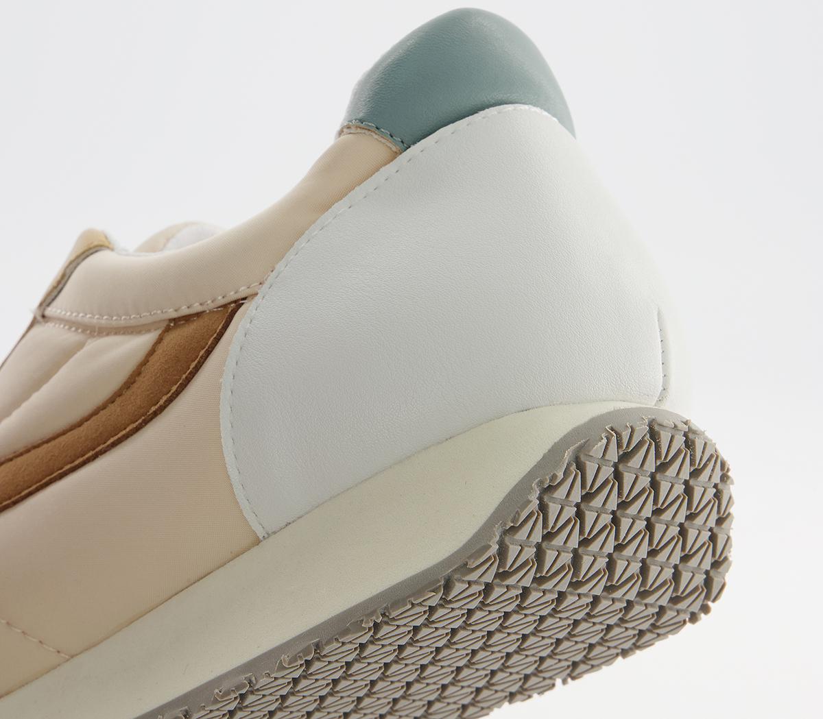 OFFICEForceful Retro Lace Up Runners OFFICEForceful Retro Lace Up RunnersWhite Blue Natural Mix