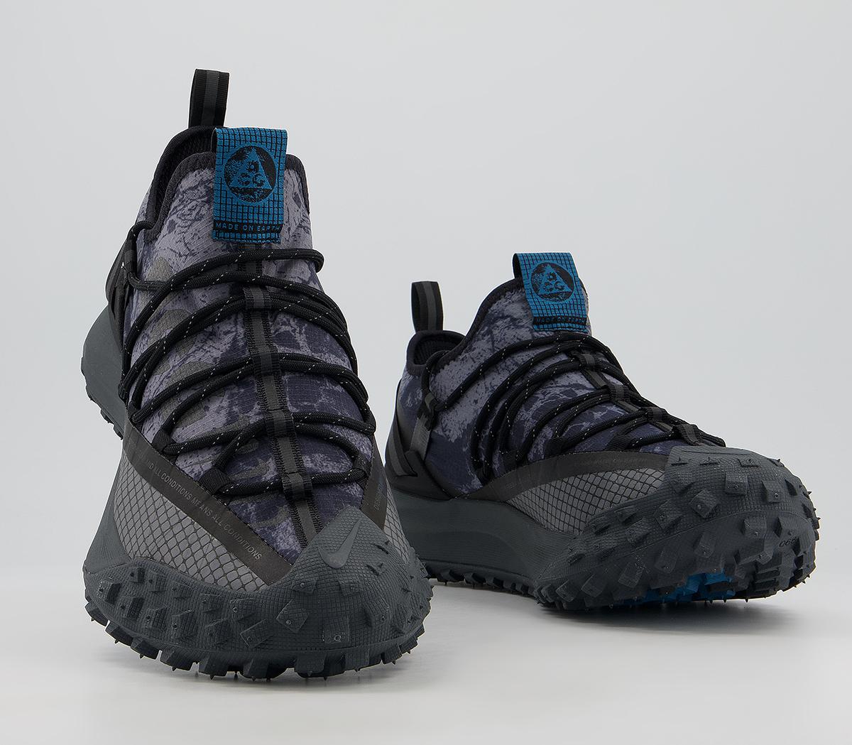 Nike Acg Mountain Fly Low Trainers Nike Acg Mountain Fly Low Trainers Black Black Green Abyss