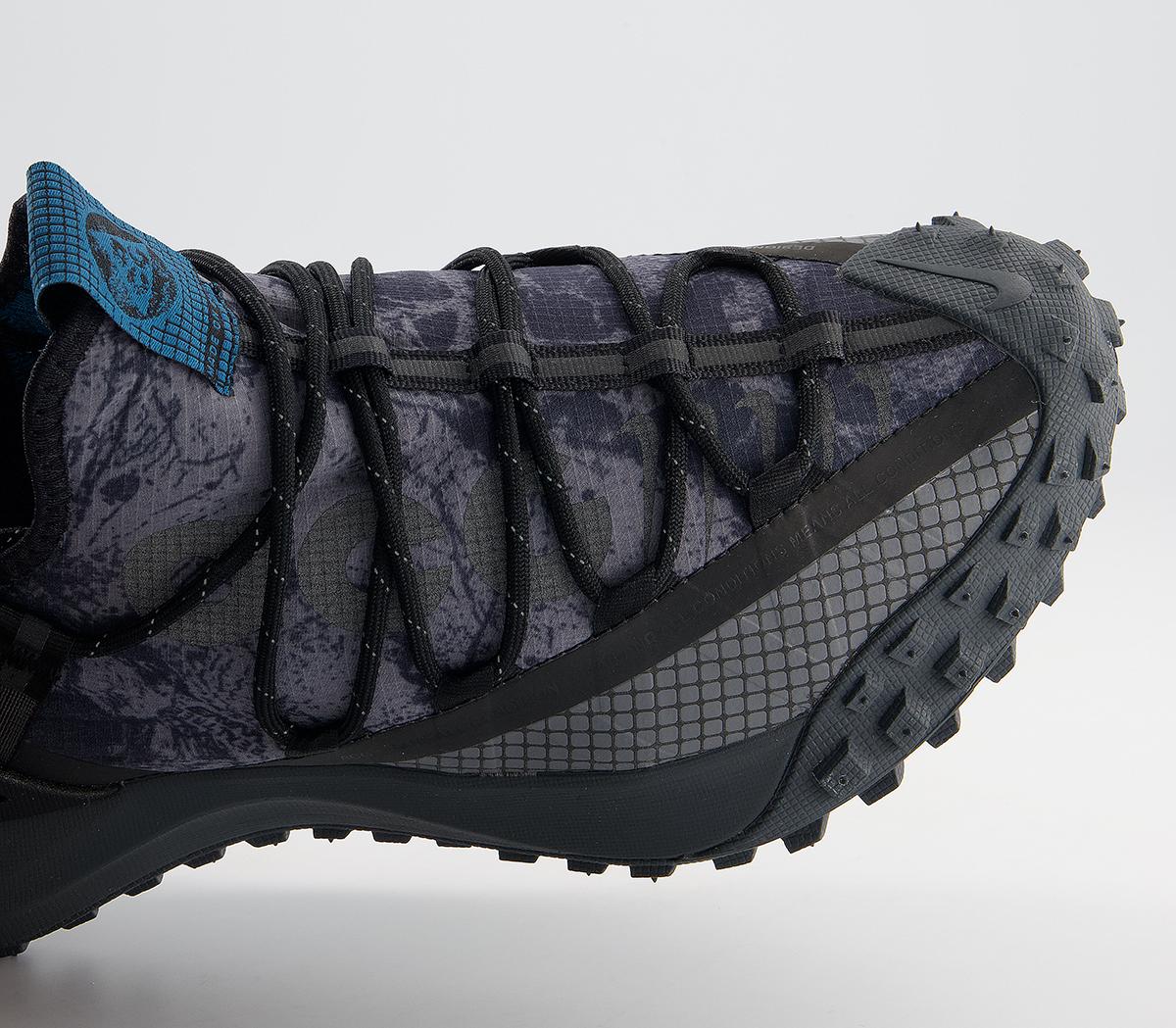 Nike Acg Mountain Fly Low Trainers Nike Acg Mountain Fly Low Trainers Black Black Green Abyss