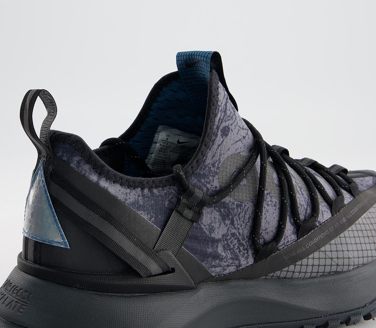 Nike Acg Mountain Fly Low Trainers Nike Acg Mountain Fly Low Trainers Black Black Green Abyss