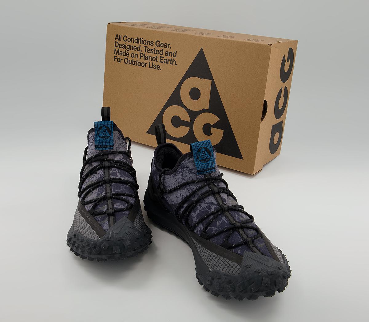 Nike Acg Mountain Fly Low Trainers Nike Acg Mountain Fly Low Trainers Black Black Green Abyss