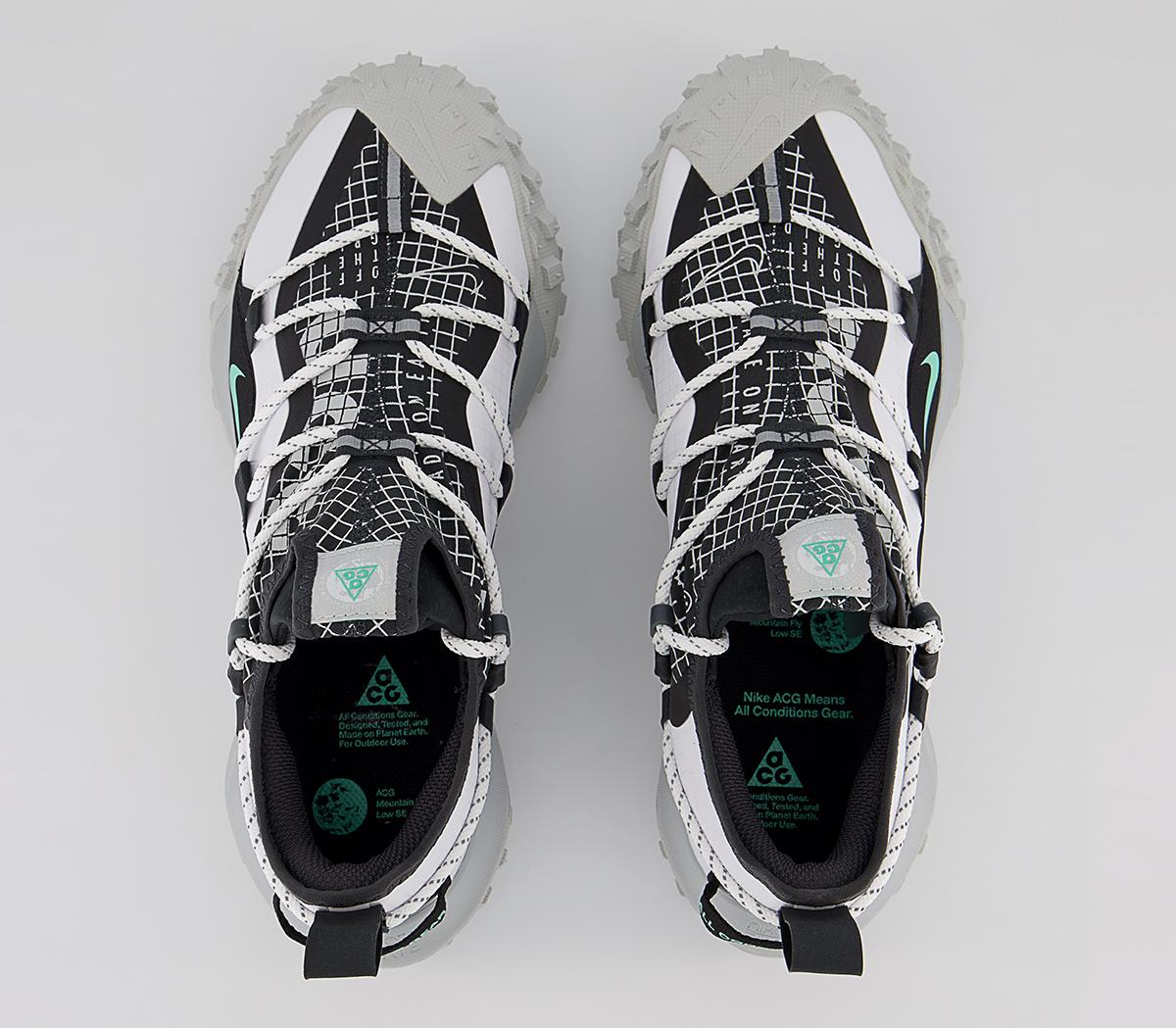 NikeACG Mountain Fly LowWhite Black Anthracite Grey Fog Light Menta Pink