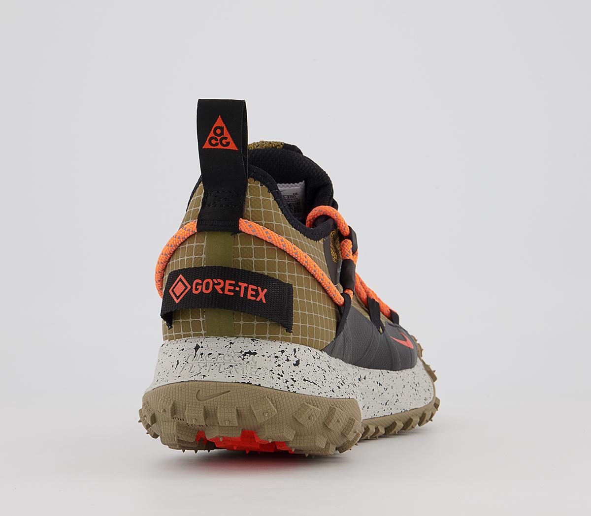 Nike Acg Mountain Fly Low Trainers Nike Acg Mountain Fly Low Trainers Hazel Rush Black Khaki Atomic Orange