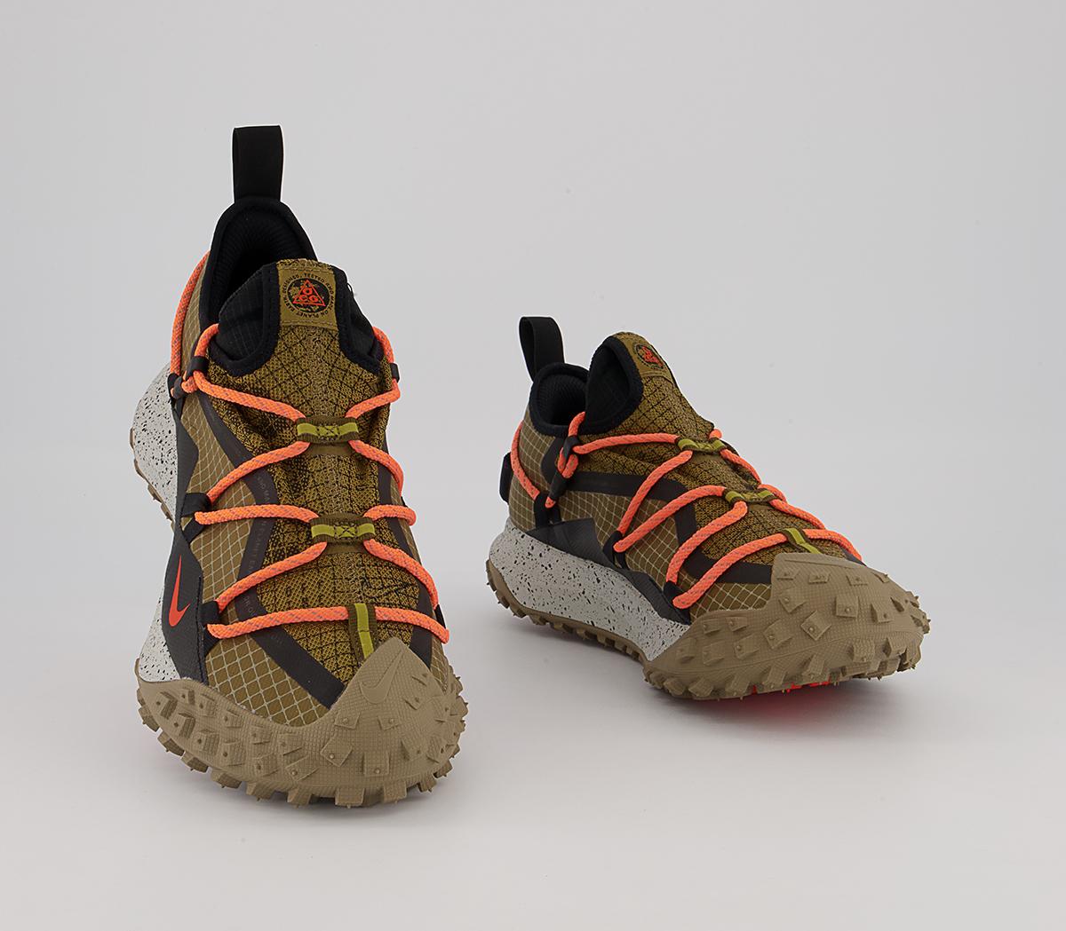 Nike Acg Mountain Fly Low Trainers Nike Acg Mountain Fly Low Trainers Hazel Rush Black Khaki Atomic Orange