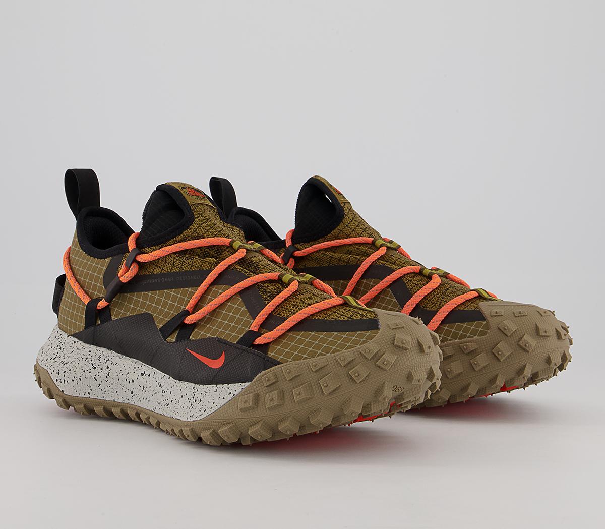 Nike Acg Mountain Fly Low Trainers Nike Acg Mountain Fly Low Trainers Hazel Rush Black Khaki Atomic Orange