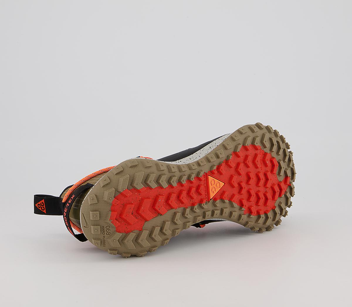 Nike Acg Mountain Fly Low Trainers Nike Acg Mountain Fly Low Trainers Hazel Rush Black Khaki Atomic Orange