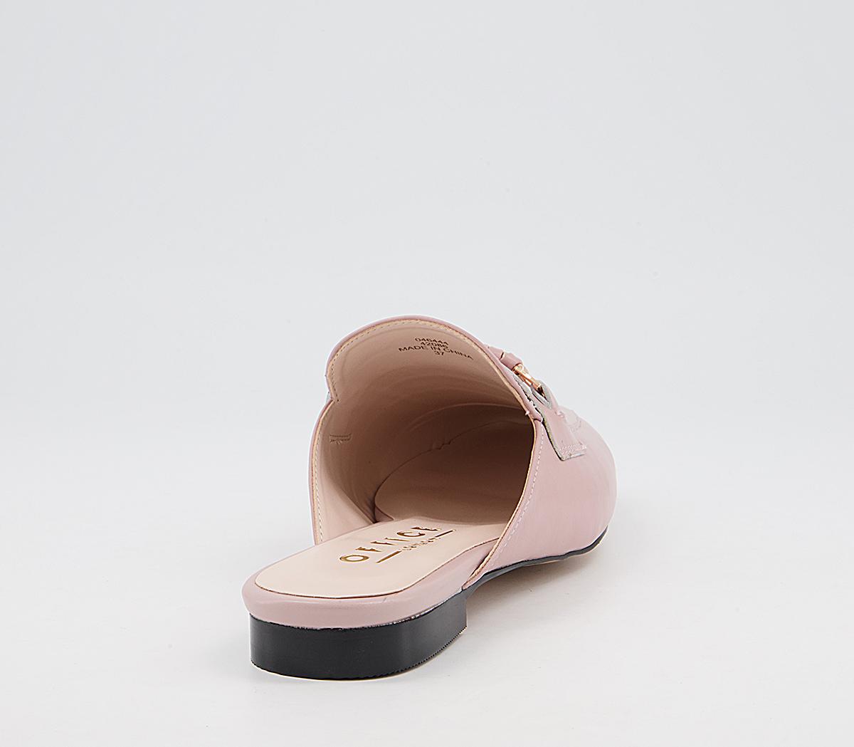 OFFICEFlew Feature Trim Mule LoafersSoft Pink Leather