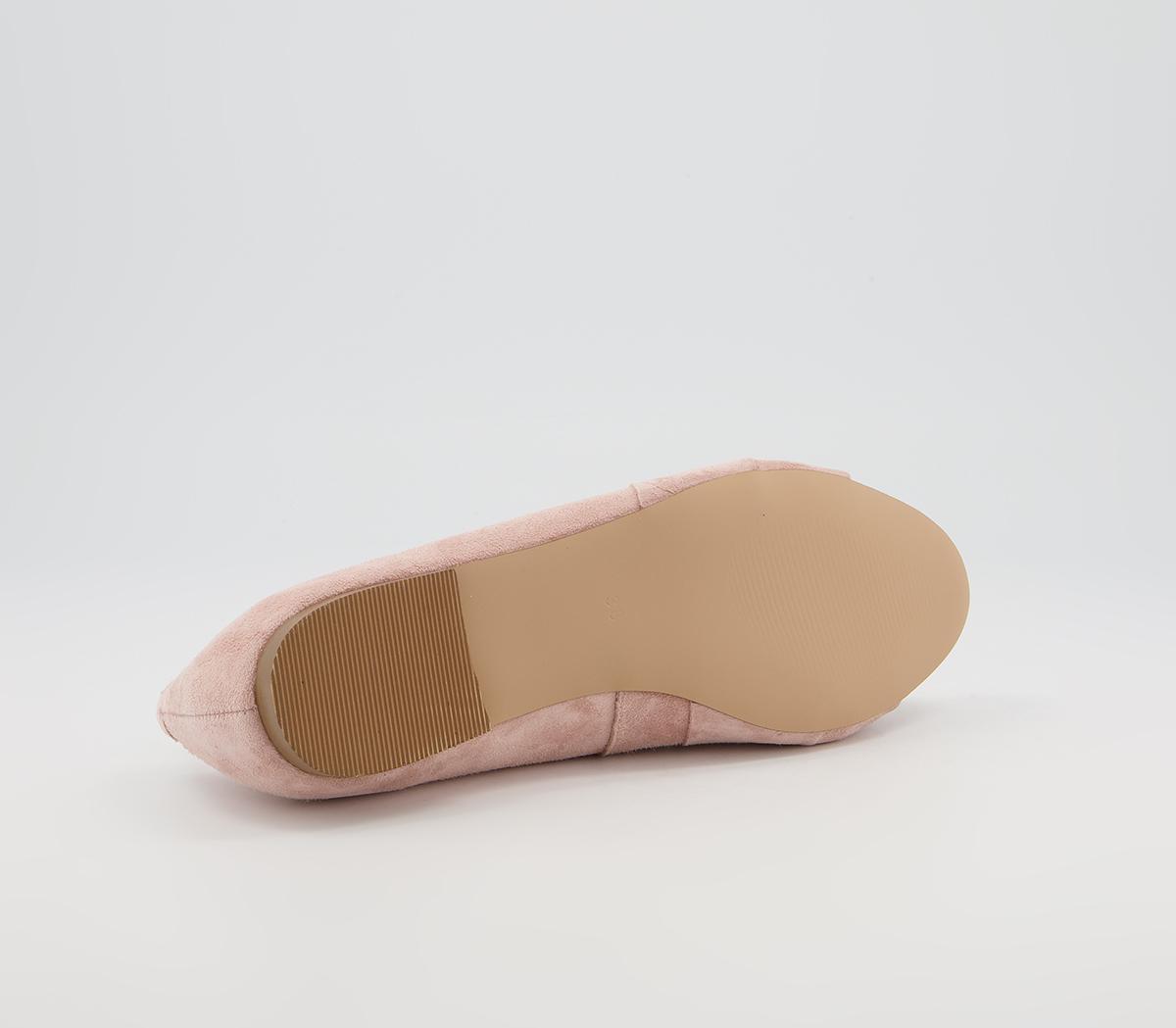 Office Freely Twisted Vamp Loafer Shoes Office Freely Twisted Vamp Loafer Shoes Soft Pink Suede