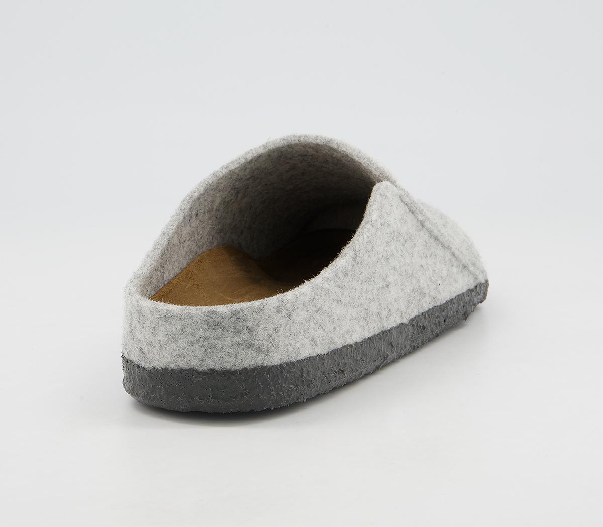 BIRKENSTOCK Zermatt Slippers BIRKENSTOCK Zermatt Slippers Light Grey