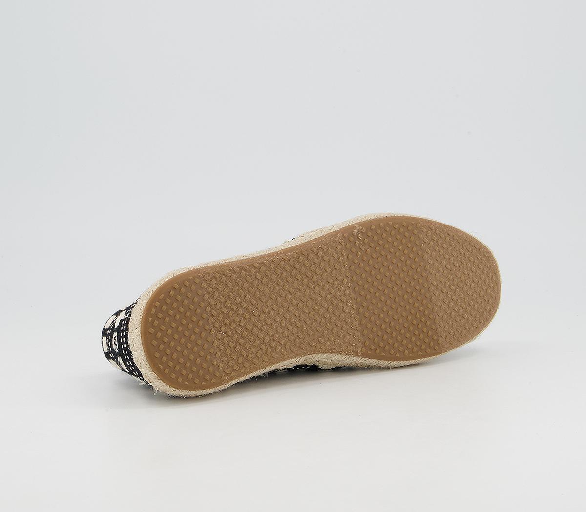 TOMS Alpargata Rope Espadrilles TOMS Alpargata Rope Espadrilles Black Global Woven