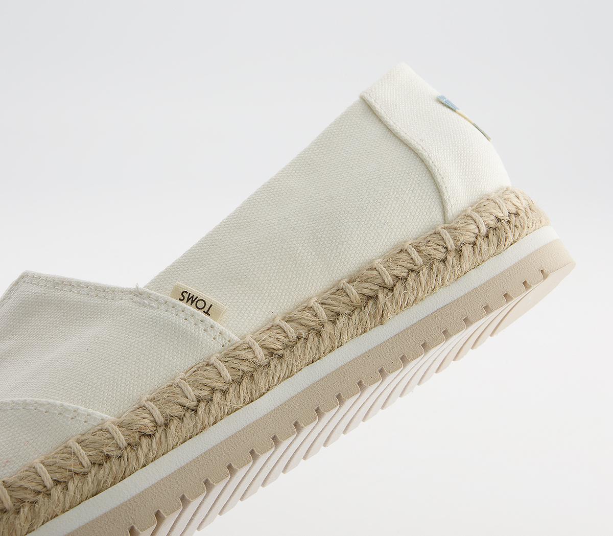 TOMS Alpargata Platform Rope Espadrilles TOMS Alpargata Platform Rope Espadrilles White