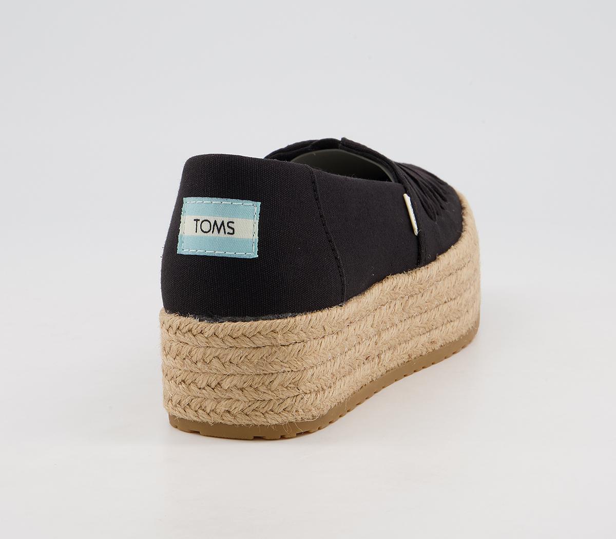 TOMS Valencia Espadrilles TOMS Valencia Espadrilles Black