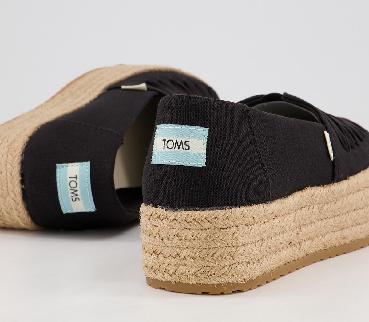 TOMS Valencia Espadrilles TOMS Valencia Espadrilles Black