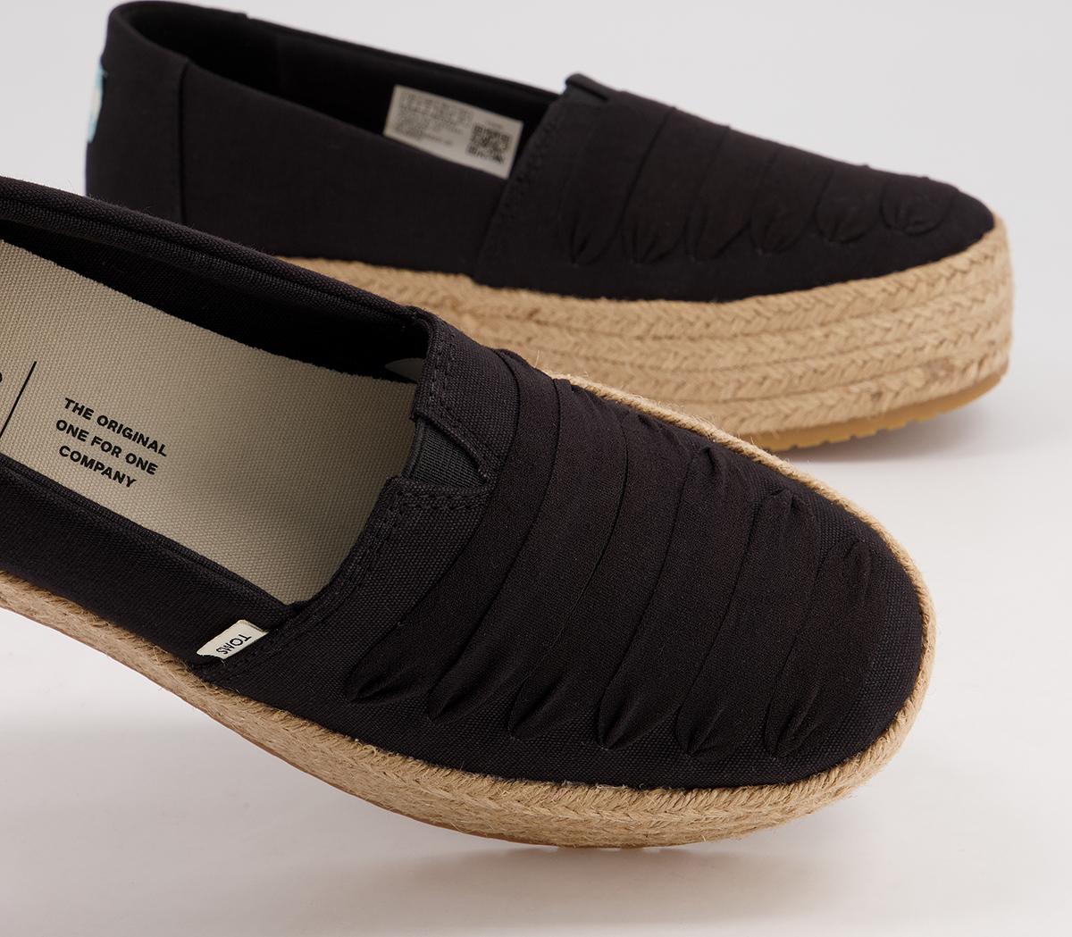 TOMS Valencia Espadrilles TOMS Valencia Espadrilles Black