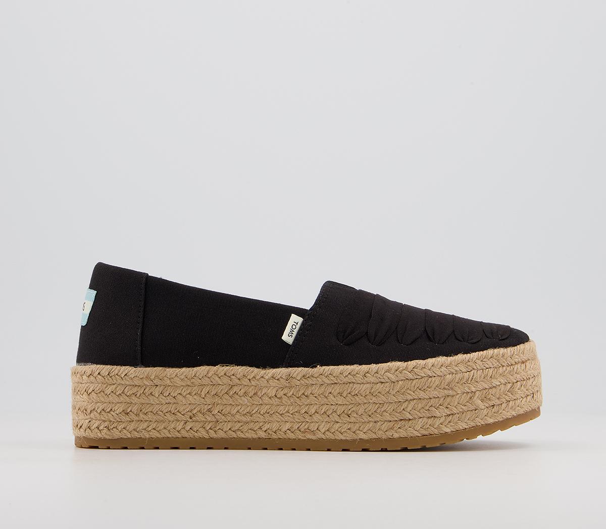 TOMS Valencia Espadrilles TOMS Valencia Espadrilles Black