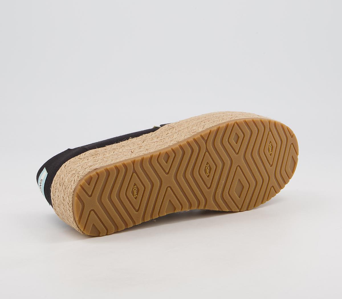 TOMS Valencia Espadrilles TOMS Valencia Espadrilles Black