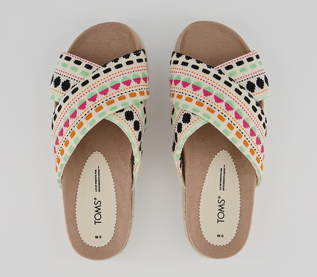 TOMSPaloma SlidesNatural Multi Woven