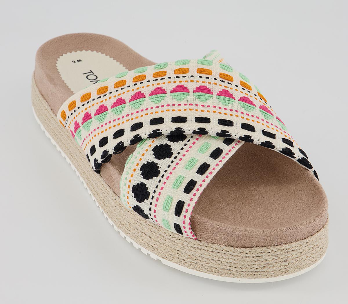 TOMSPaloma SlidesNatural Multi Woven