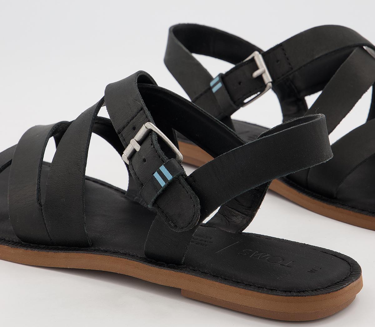 TOMSSicily Sandals TOMSSicily SandalsBlack Leather