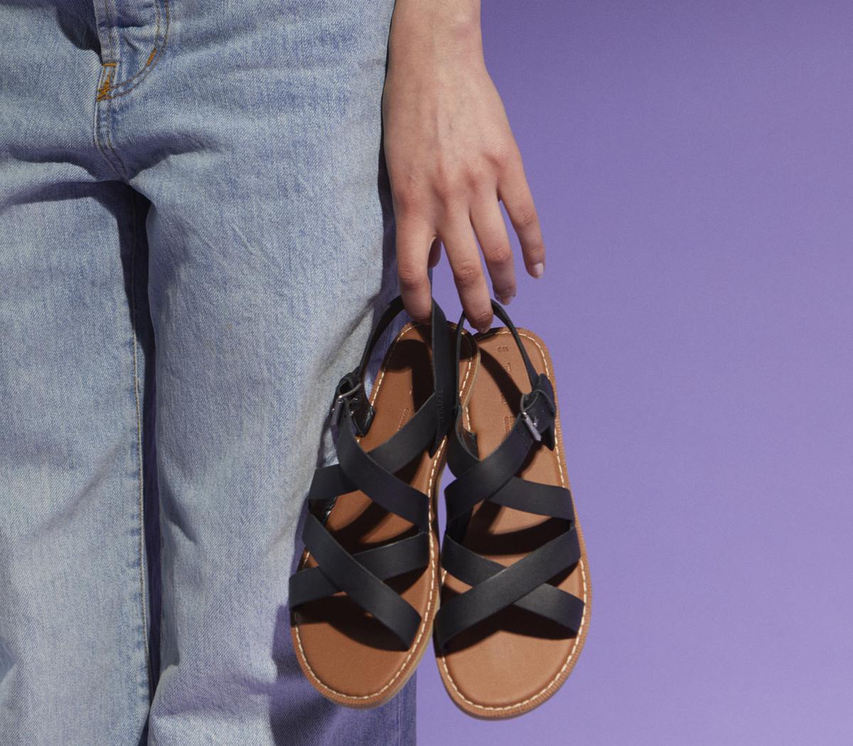 TOMSSicily Sandals TOMSSicily SandalsBlack Leather