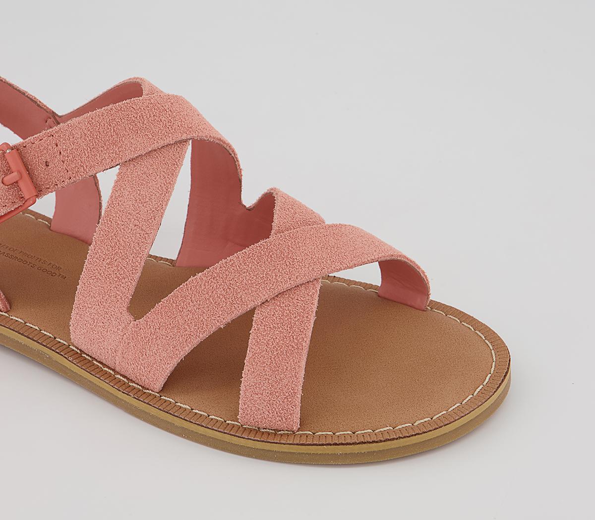 TOMS Sicily Sandals TOMS Sicily Sandals Peach Pink