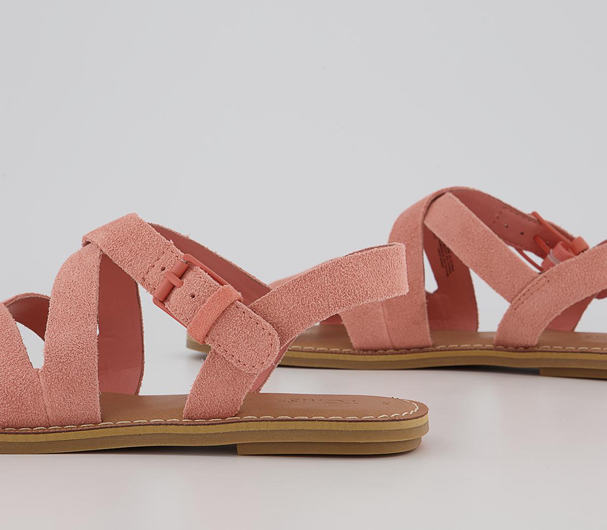 TOMS Sicily Sandals TOMS Sicily Sandals Peach Pink