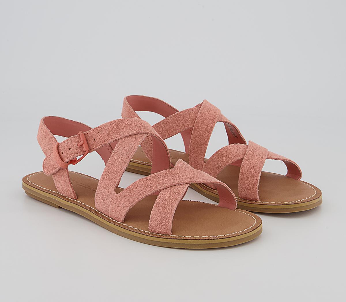 TOMS Sicily Sandals TOMS Sicily Sandals Peach Pink