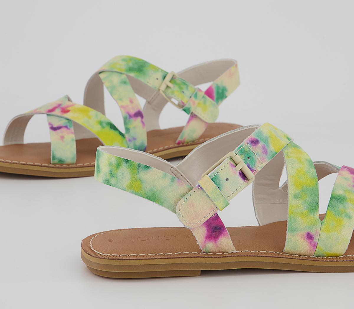 TOMS Sicily Sandals TOMS Sicily Sandals Multi Tie Dye