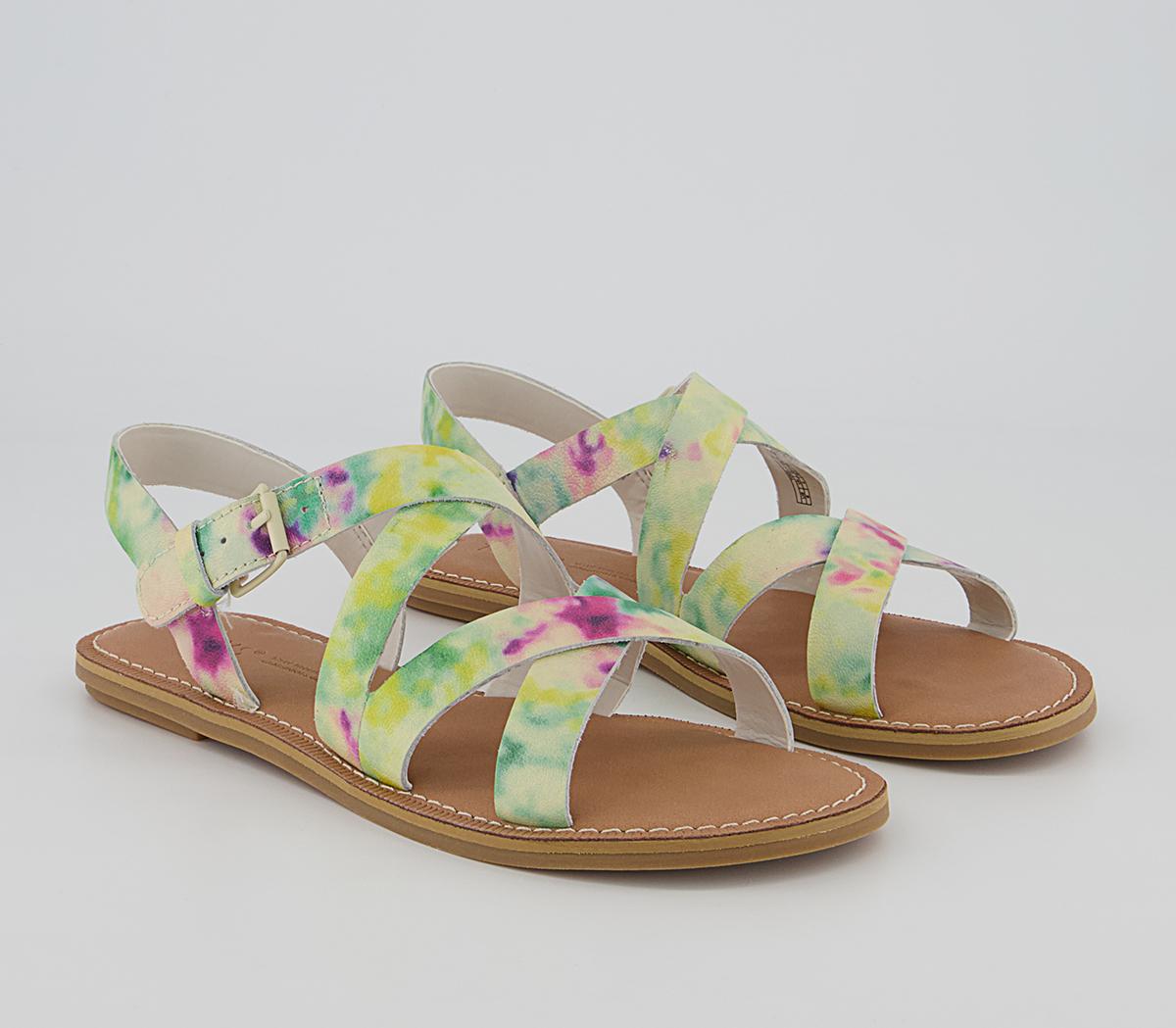 TOMS Sicily Sandals TOMS Sicily Sandals Multi Tie Dye