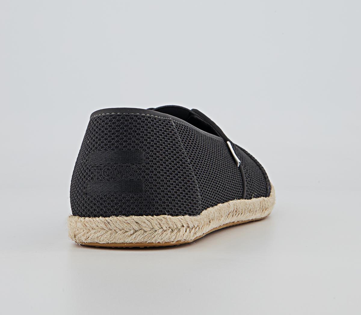 TOMS Alpargata Rope Slip Ons TOMS Alpargata Rope Slip Ons Forged Iron Grey