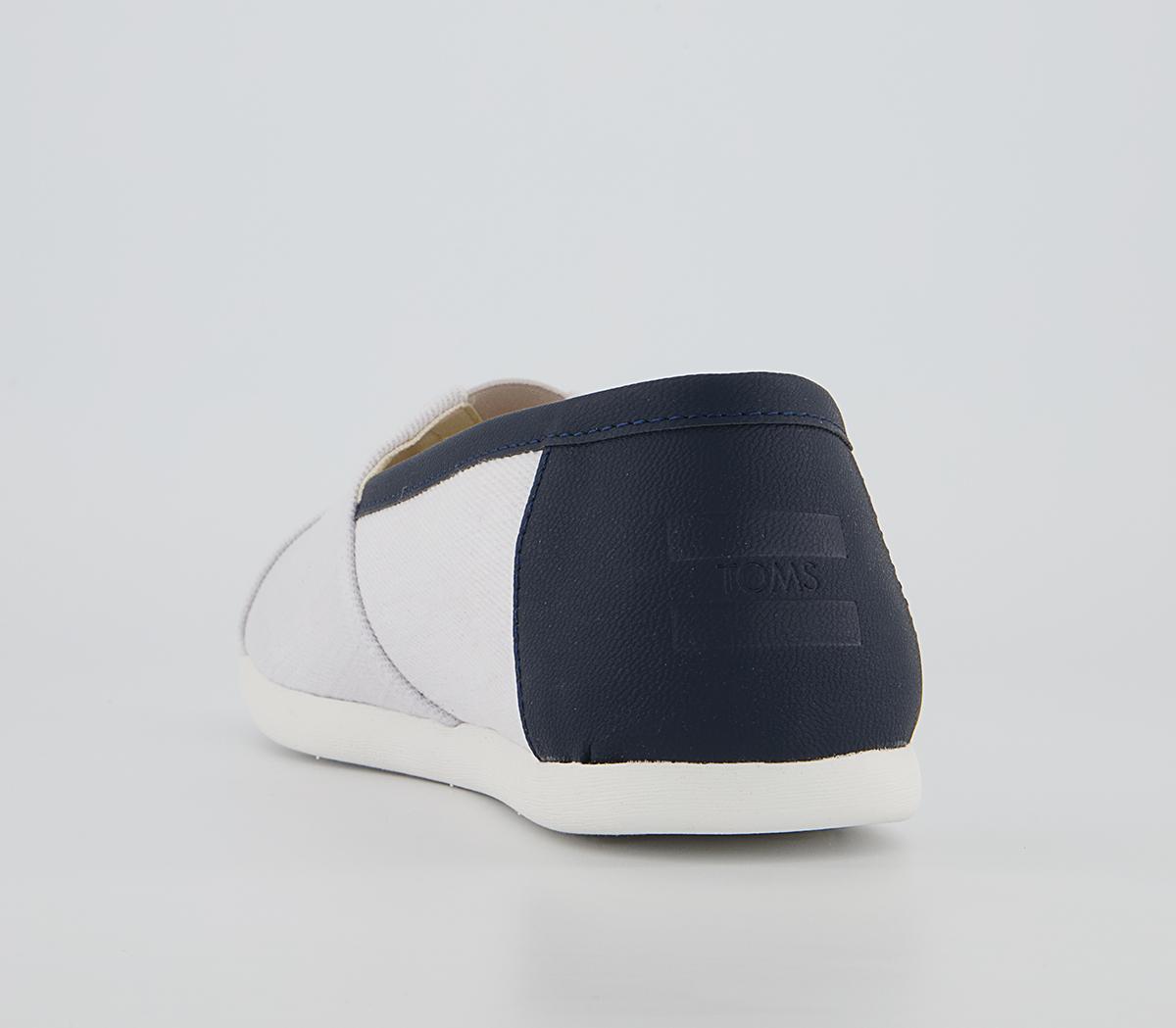 TOMS Alpargata Rope Slip Ons TOMS Alpargata Rope Slip Ons Cloud Grey