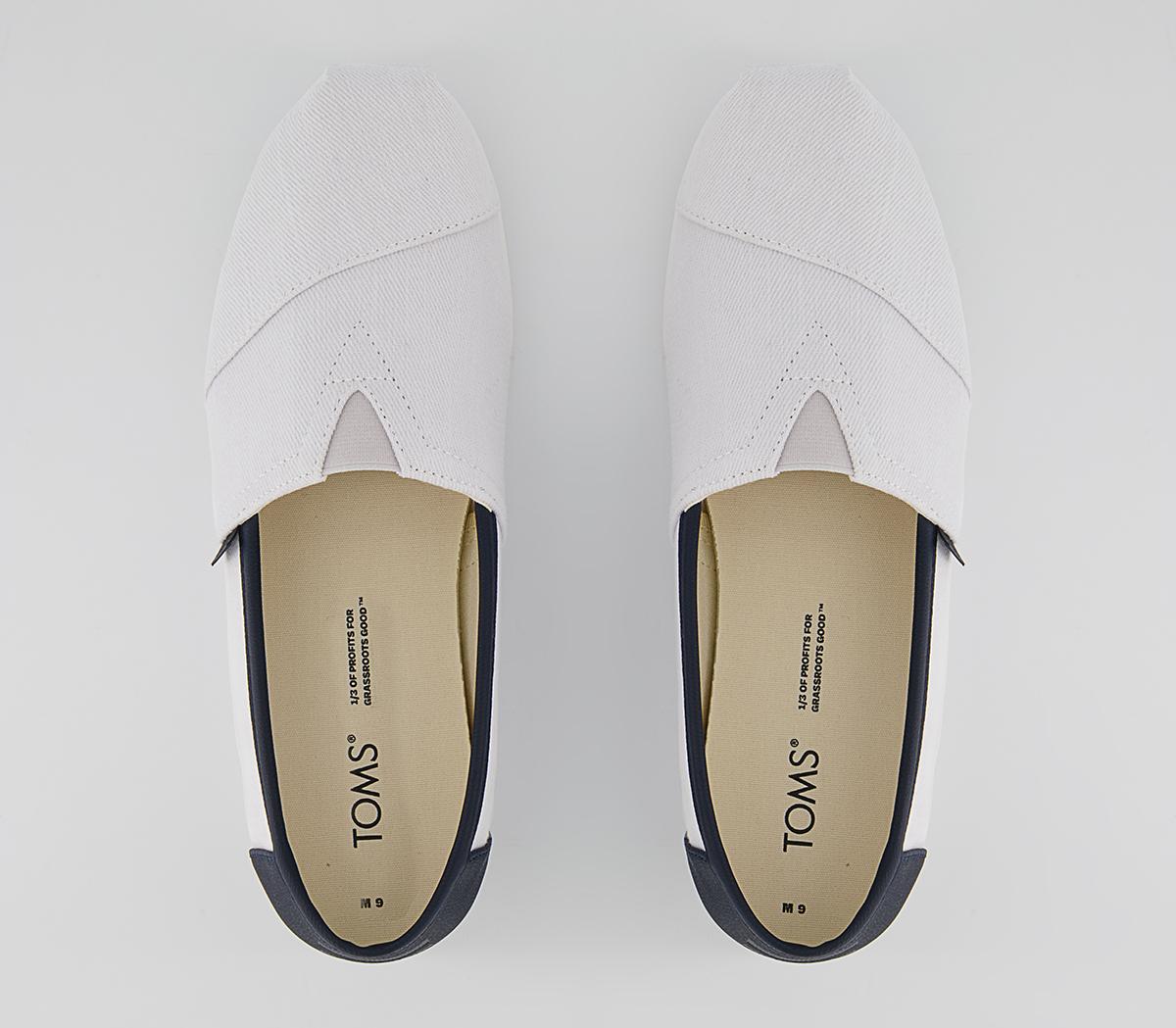 TOMS Alpargata Rope Slip Ons TOMS Alpargata Rope Slip Ons Cloud Grey