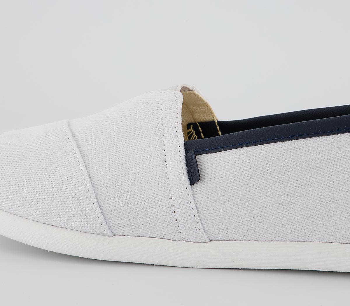 TOMS Alpargata Rope Slip Ons TOMS Alpargata Rope Slip Ons Cloud Grey