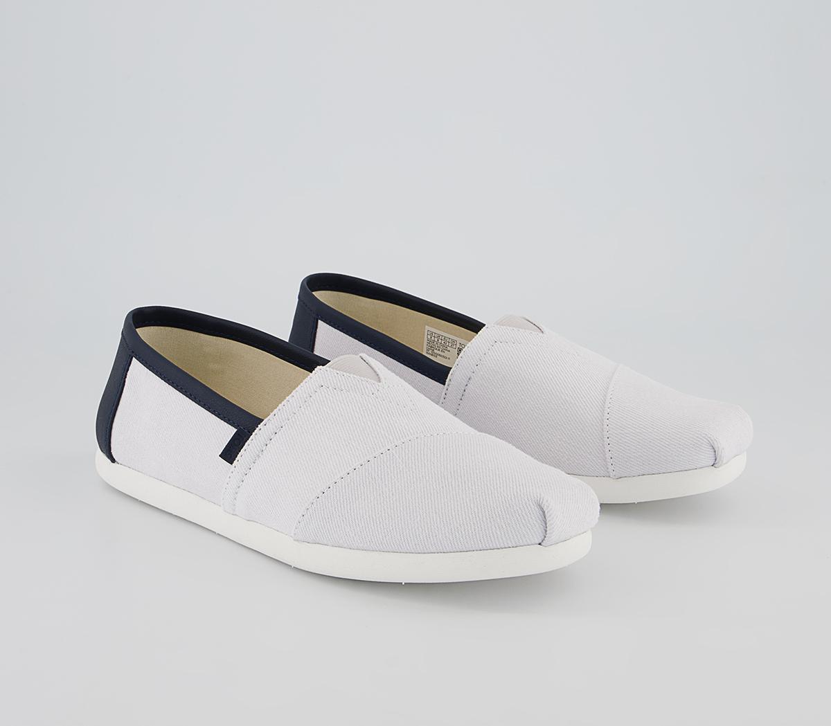 TOMS Alpargata Rope Slip Ons TOMS Alpargata Rope Slip Ons Cloud Grey