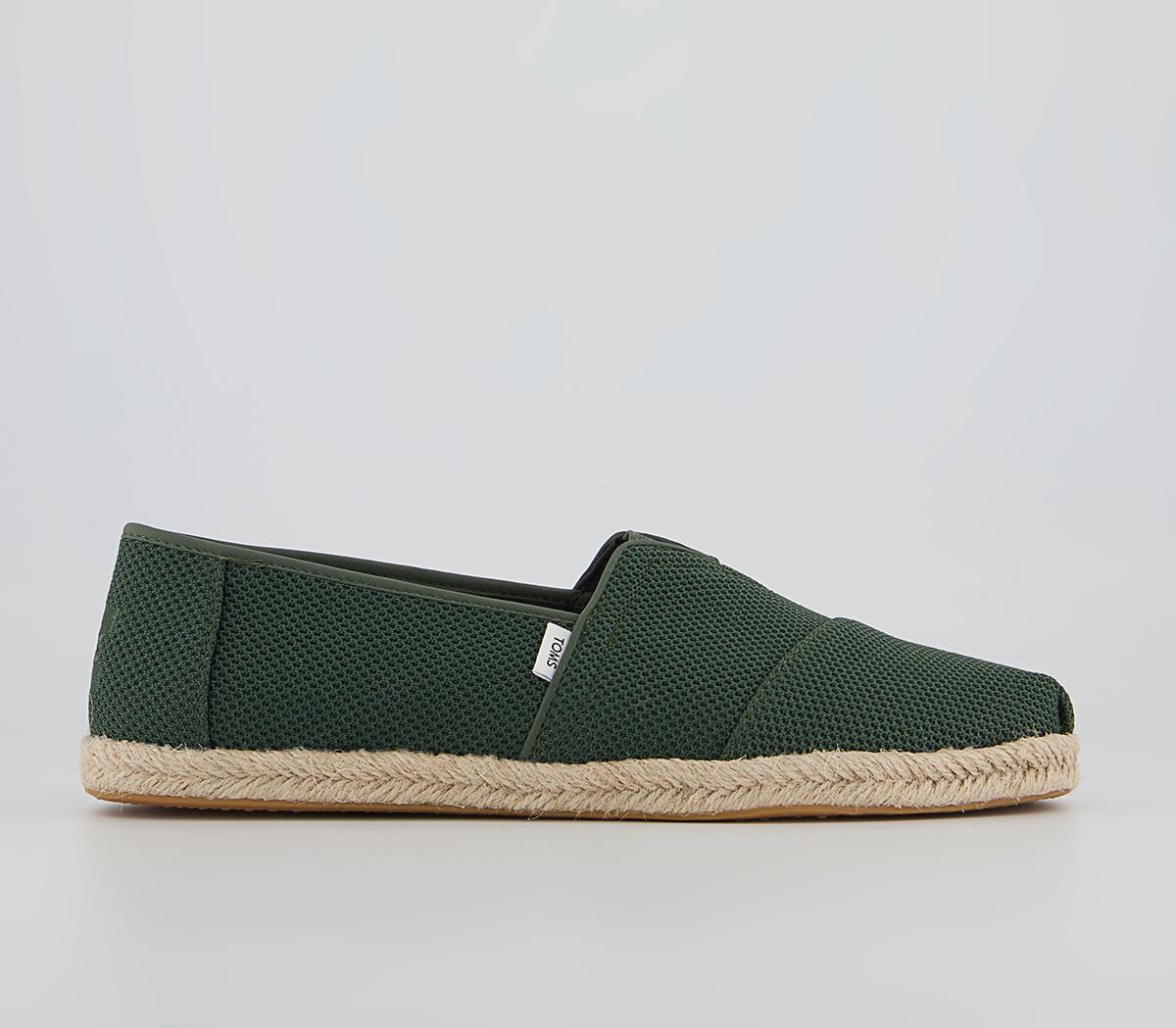 TOMSAlpargata Rope Slip Ons Thyme Green