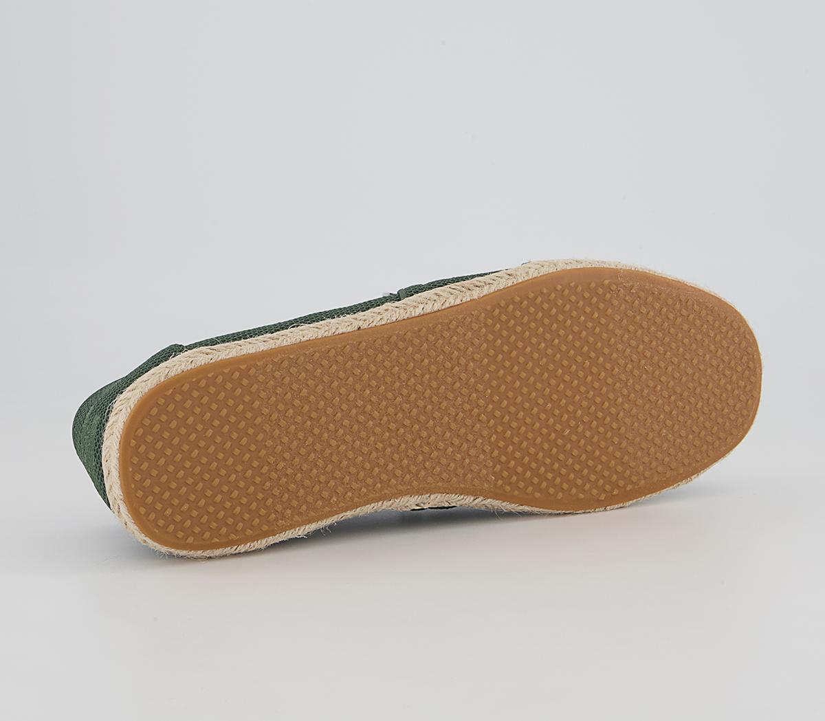 TOMS Alpargata Rope Slip Ons TOMS Alpargata Rope Slip Ons Thyme Green