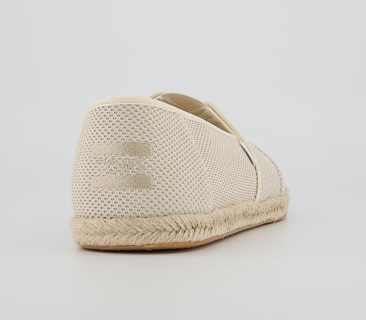 TOMS Alpargata Rope Slip Ons TOMS Alpargata Rope Slip Ons Natural
