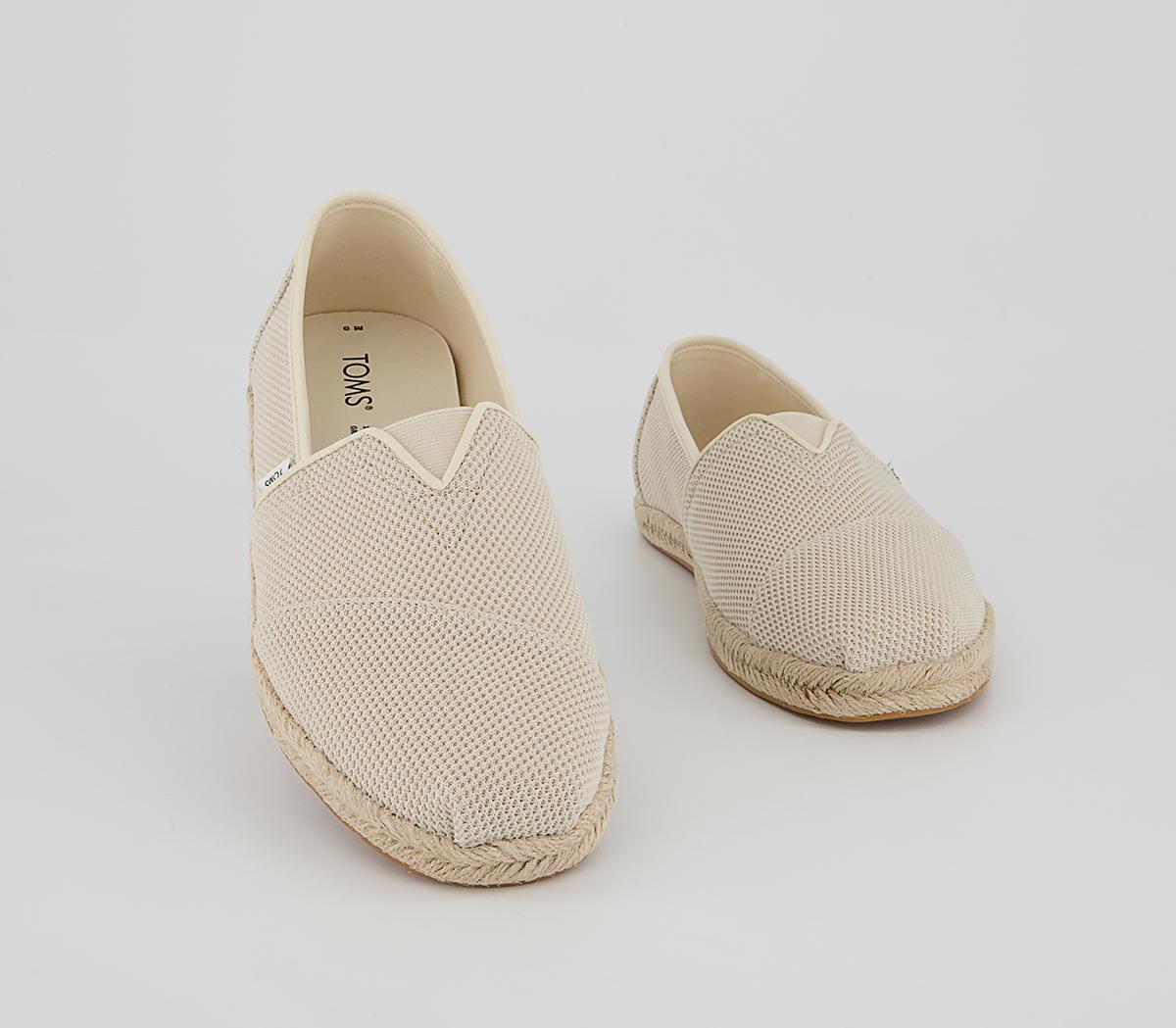 TOMS Alpargata Rope Slip Ons Natural - Men's Casual Shoes