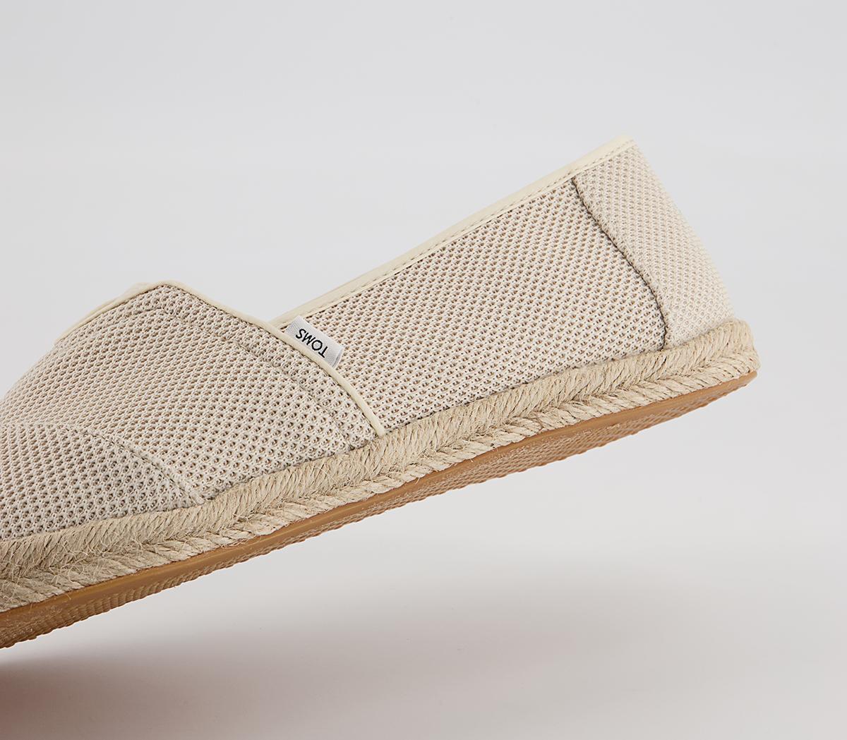 TOMS Alpargata Rope Slip Ons TOMS Alpargata Rope Slip Ons Natural