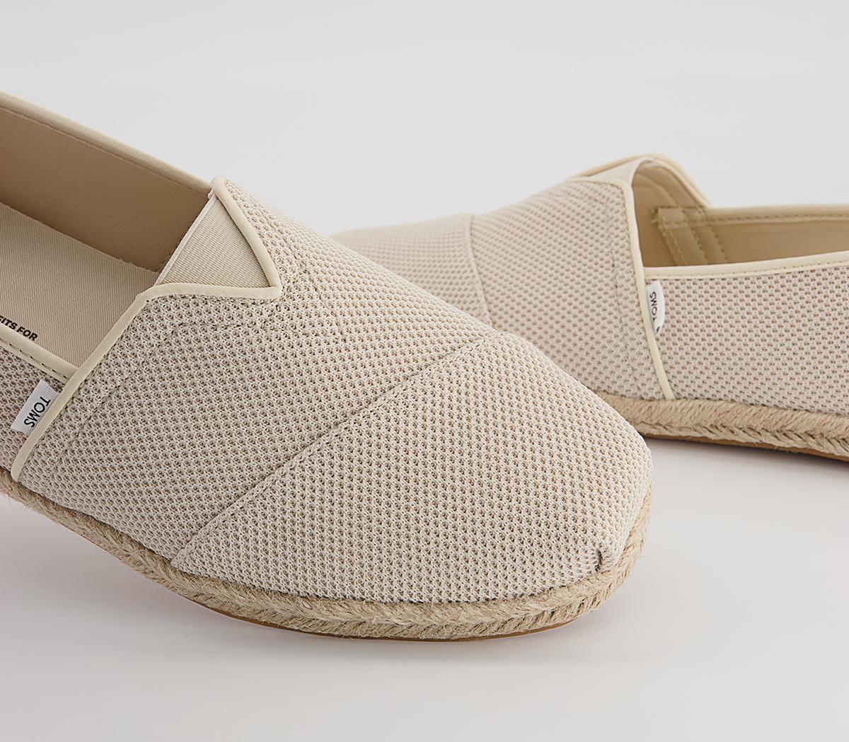 TOMS Alpargata Rope Slip Ons TOMS Alpargata Rope Slip Ons Natural