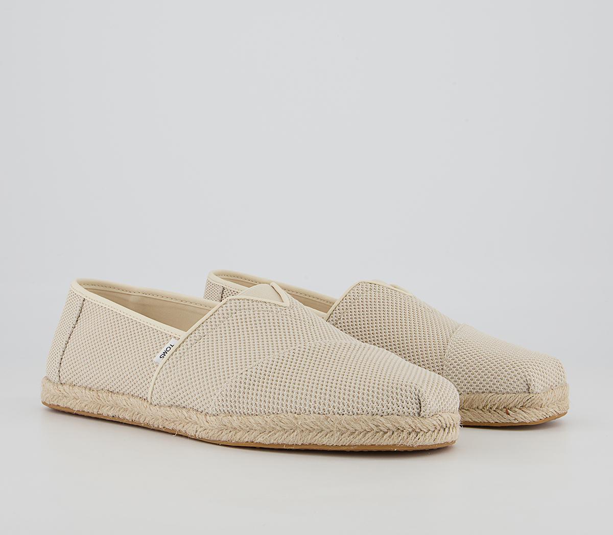 TOMS Alpargata Rope Slip Ons TOMS Alpargata Rope Slip Ons Natural