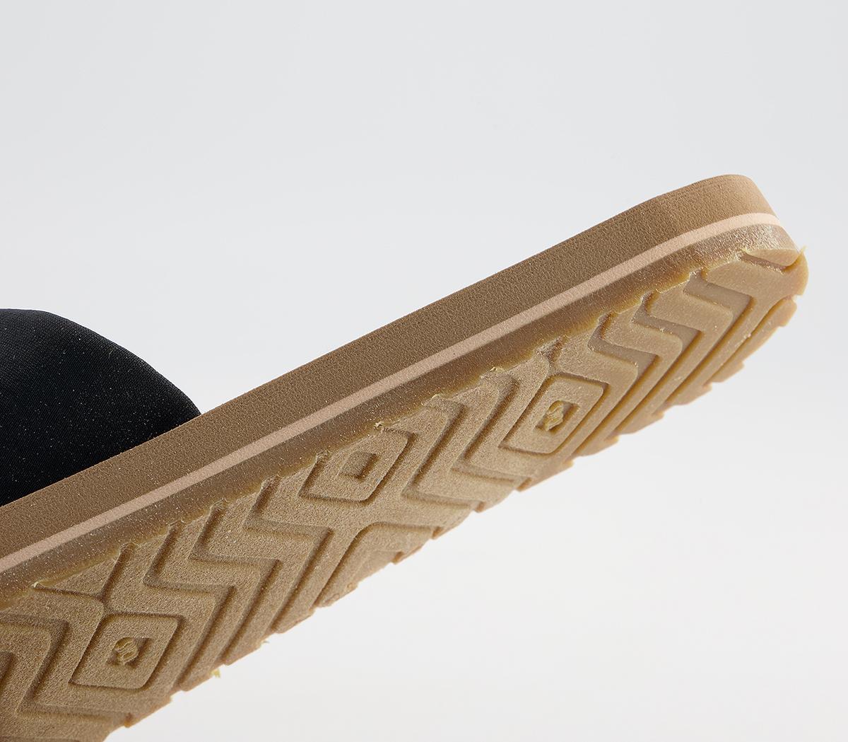 TOMS Carly Slides TOMS Carly Slides Black Jersey