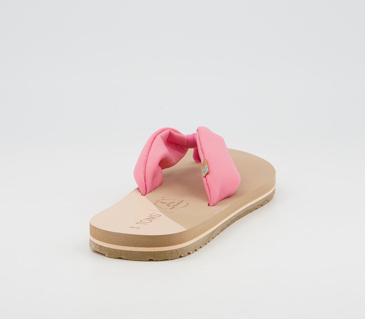 TOMS Piper Flip Flops TOMS Piper Flip Flops Pink Jersey